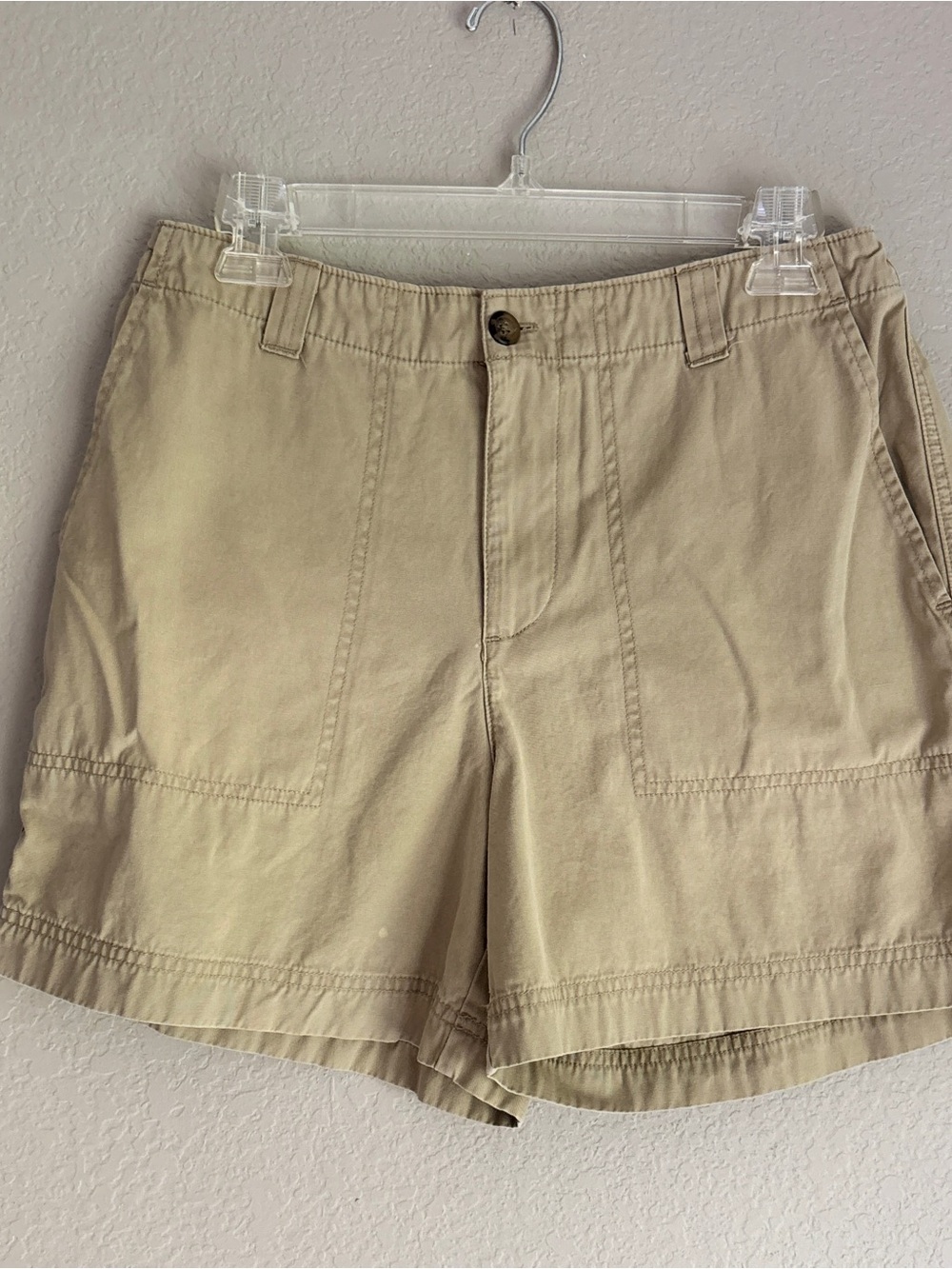 GAP Women's 10 Tan Utility Cotton Shorts